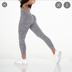 Nvgtn Grey Camo Seamless Leggings